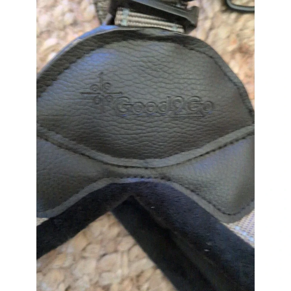 Good2Go Padded Soft Stepin Dog Harness, Size XL/ XXL Gray Quick Fit Secure Clip